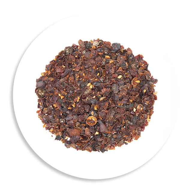 Rosehip Shell Cut – 100% Rosa canina Chile, Seeds & Hairs Removed, Tart Fruity Rosy-Orange Dried Shells, 250g to 5kg Bulk Wholesale