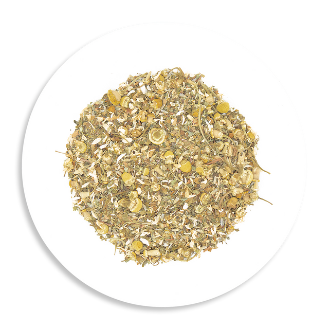 Organic Sweet Dreams Tea Loose Leaf – Chamomile, Lemon Balm, Lemon Myrtle, Lavender Flowers & Moringa Leaves, Blended in Australia