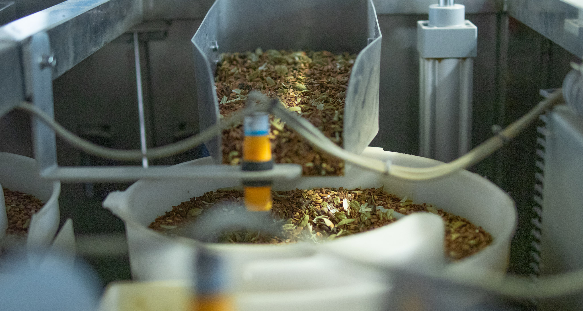 Our tea bag packing machine - The Herbal Connection