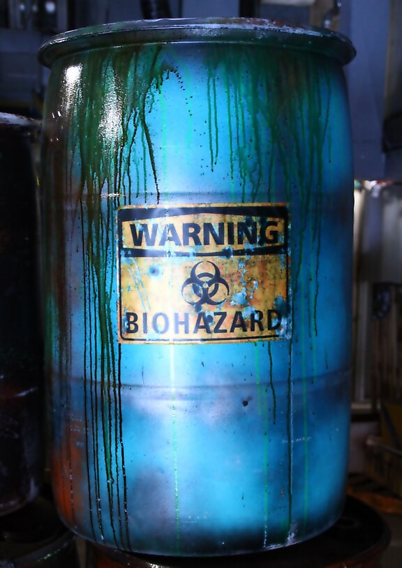 Toxic Barrel Prop Halloween FX Props