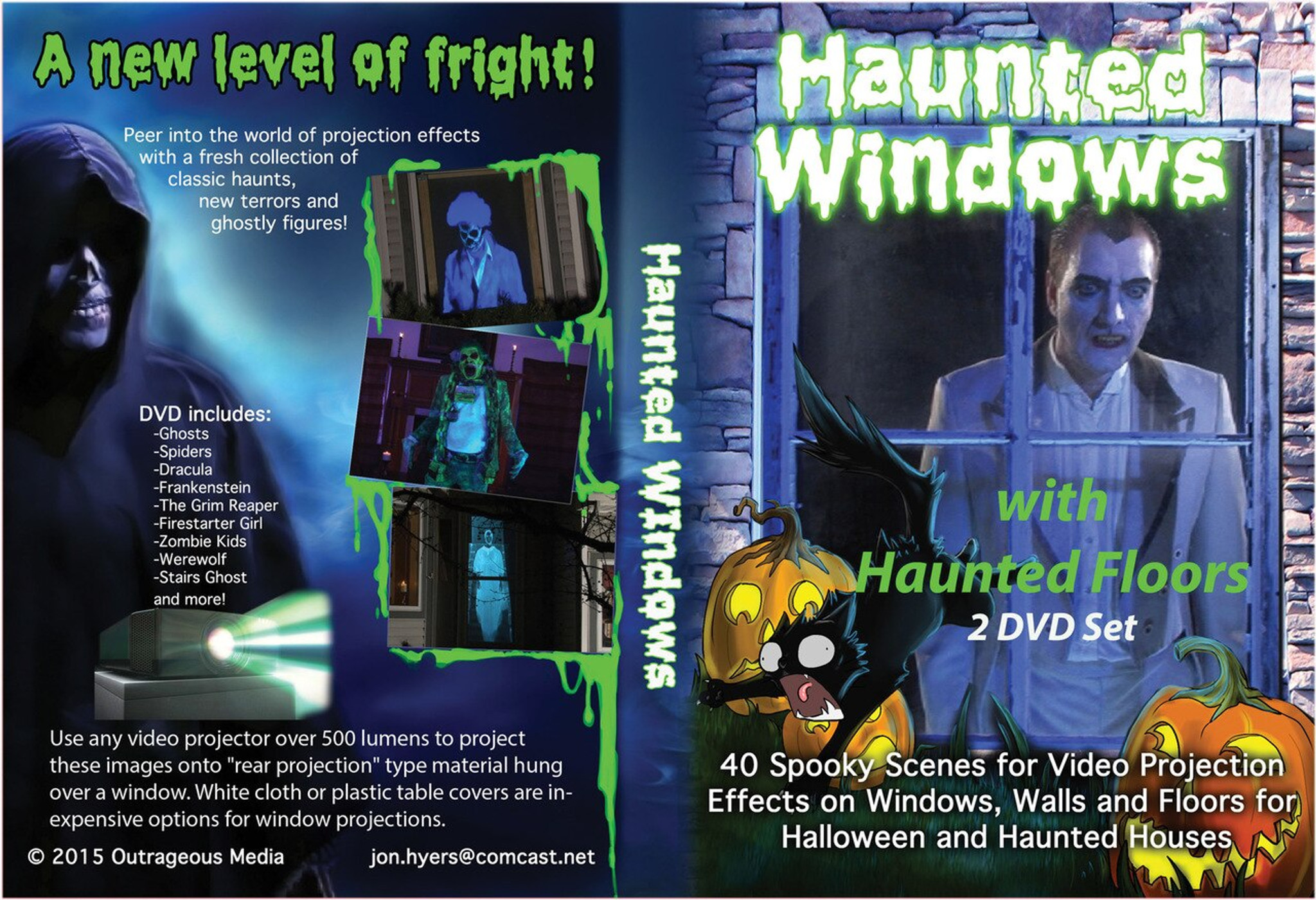 Dvd Combo Haunted Window Floor Halloween Fx Props Dvd Combo Haunted Window Floor Halloween Fx Props