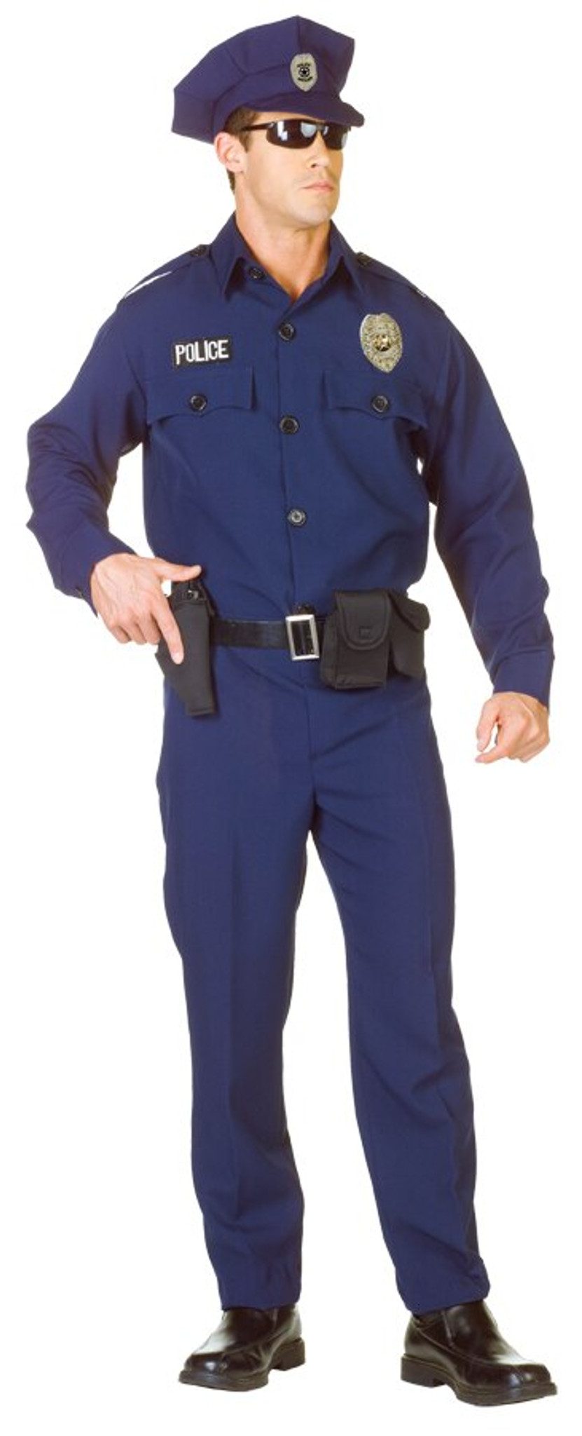 Adult Police Officer Costume - Halloween Police Costume