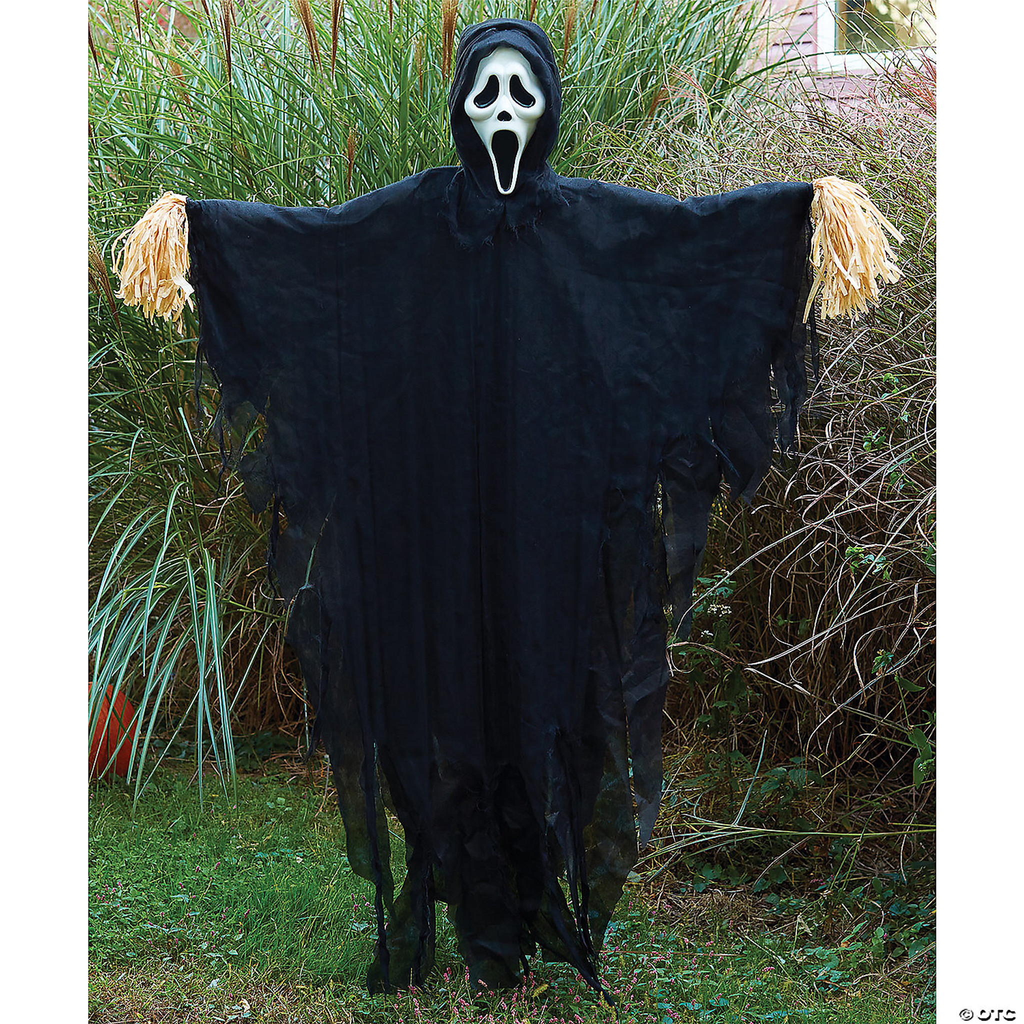 5' Ghostface Prop Scarecrow - Halloween FX Props