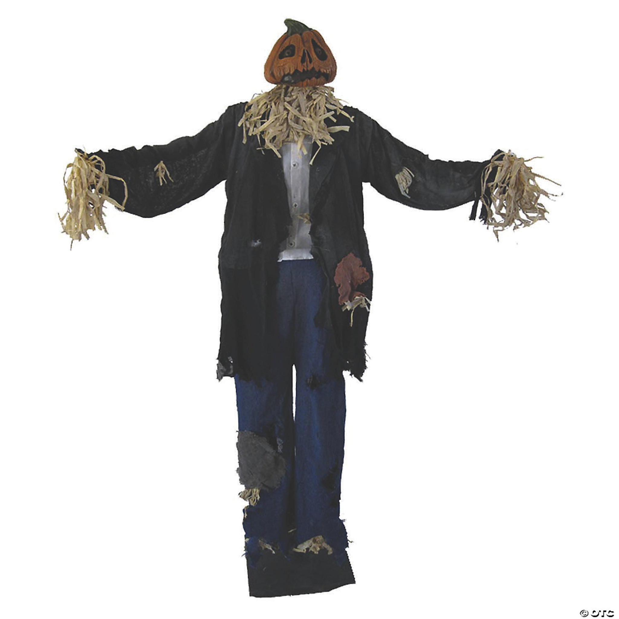 Standing Scarecrow Man Halloween Decoration - Halloween FX Props