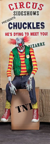 Chuckles Clown Halloween Animated Prop