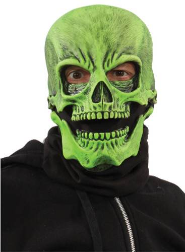 SOCK SKULL MASK UV GREEN