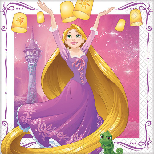 DISNEY RAPUNZEL BEV NAPKIN