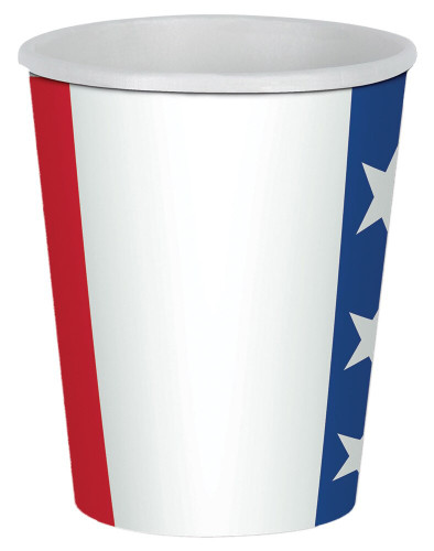 PATRIOTIC BEVERAGE CUPS 9 OZ 8