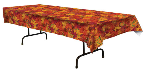 FALL LEAF TABLE CVR 54IN X 108