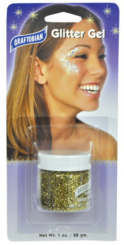 GLITTER GEL GOLD 1 OZ