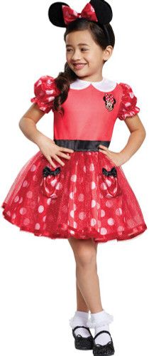 RED MINNIE MOUSE TODDLER 2T