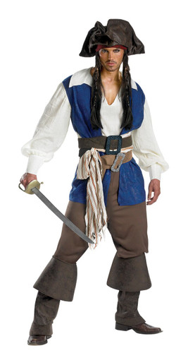 JACK SPARROW ADULT DLX 42-46