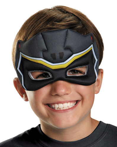 BLACK RANGER DINO PUFFY MASK