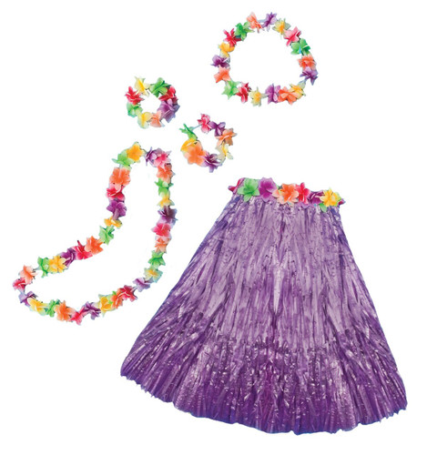 ALOHA SET ADULT PURPLE