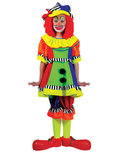 SPANKY STRIPES CLOWN LG CHILD