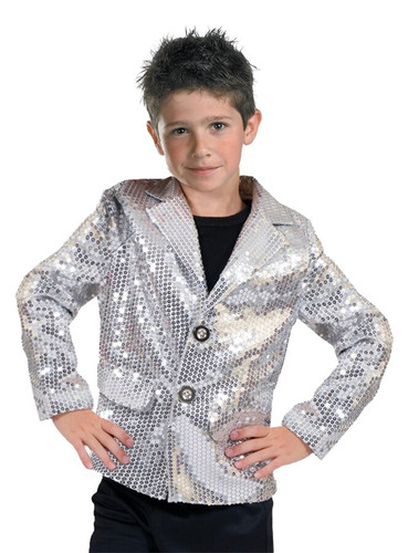 DISCO JACKET SILVER CHILD SMAL