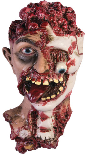 ROTTED ZOMBIE HEAD PROP