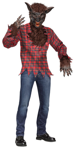 WEREWOLF BROWN COSTUME ADULT