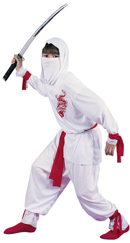 WHITE NINJA DLX CHILD MED