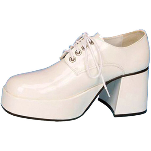 SHOE PLATFORM WHT PAT MEN MD