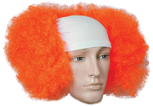 BALD CURLY CLOWN ORANGE