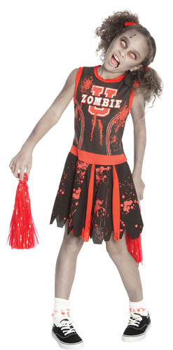 UNDEAD CHEERLEADER CHILD LARGE