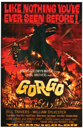 GORGO MOVIE POSTER CLING