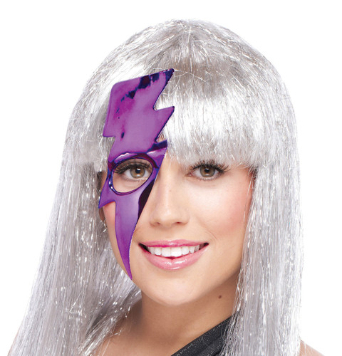 LIGHTNING BOLT MASK - PURPLE