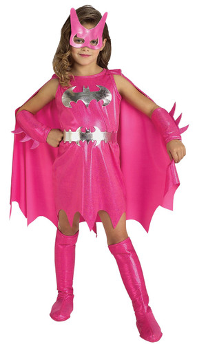 PINK BATGIRL CHILD COSTUME MD