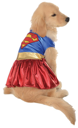 PET COSTUME SUPERGIRL MD