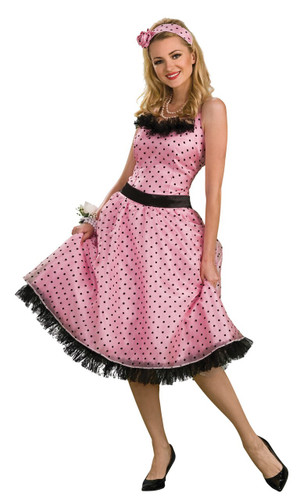 POLKA DOT PROM ADULT SMALL