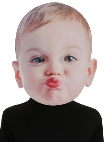 BABY KISSING FACE