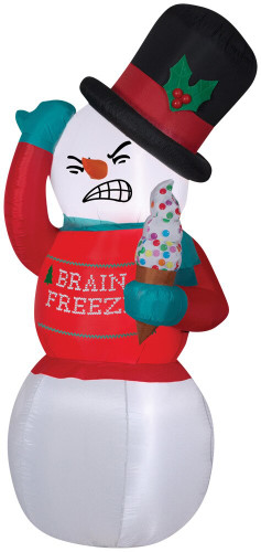 AIRBLOWN-SHIVERING SNOWMAN