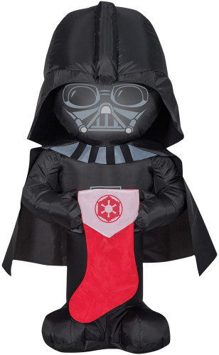 DARTH VADER W/STOCKING-SM-STAR