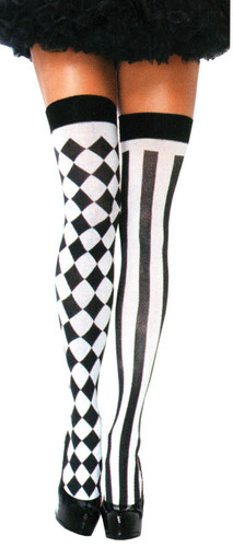 THIGH HIGH HARLEQUIN STOCKINGS