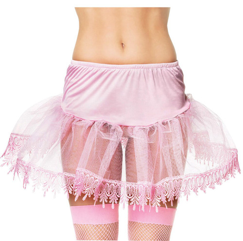 PETTICOAT PINK TEARDROP LACE