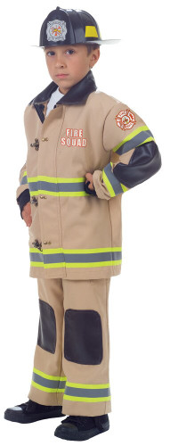 FIREFIGHTER CHILD TAN MD 6-8