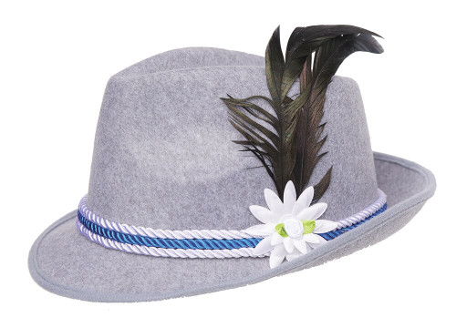 SWISS HAT ADULT GRAY