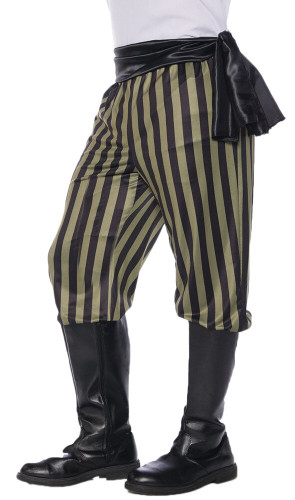 PIRATE PANT AD GREEN/BLACK S