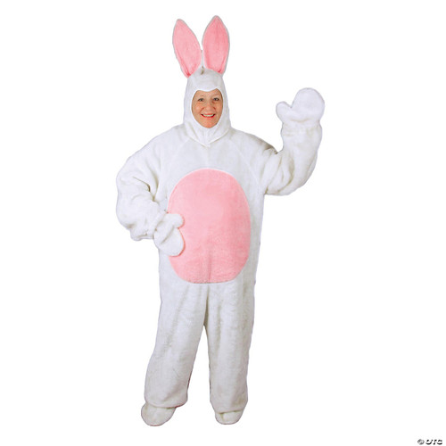 Kid's Easter Bunny Suit with Hood - White