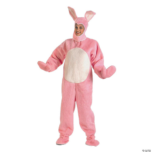 Kid's Bunny Suit with Hood - Pink