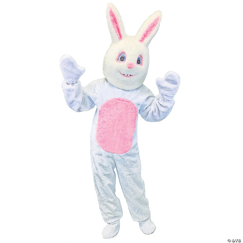 Adult Bunny Suit with Mascot Head - Medium