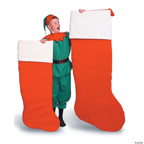 Giant Plush Santa Stocking