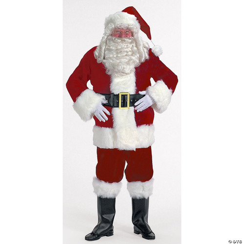 Burgundy Velvet Santa Suit - LG