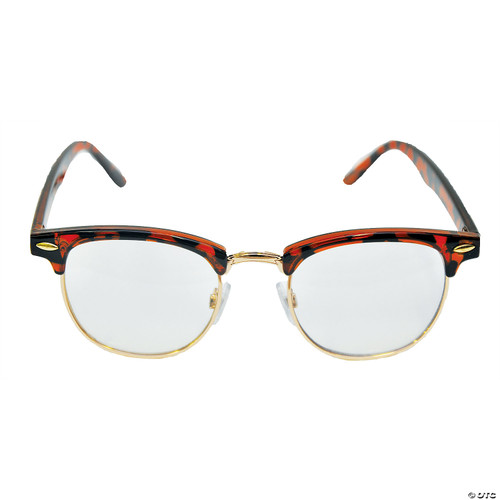 Glasses Mr. 50's Clear - 1 Pc.