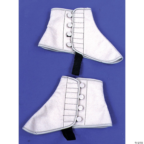 Adult Gray Felt Spats