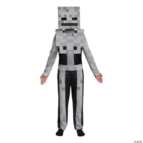 Boy's Classic Minecraft Skeleton Costume - Large