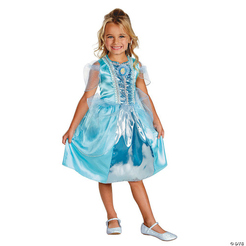 Girls Classic Sparkle Disney Princess Cinderella Costume - Medium