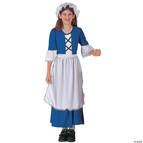 Girl's Little Colonial Miss Costume