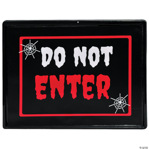 Do Not Enter Neon Light-Up Sign